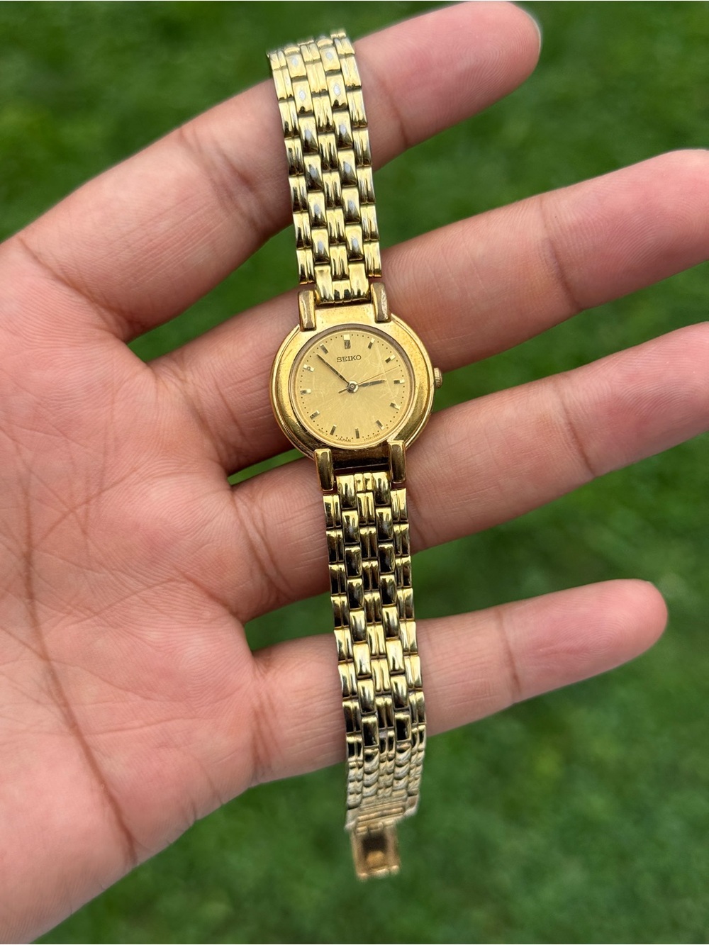 Seiko Japan Vintage Gold Tone Quartz Analog Ladies Watch Classic - Picture 8 of 10